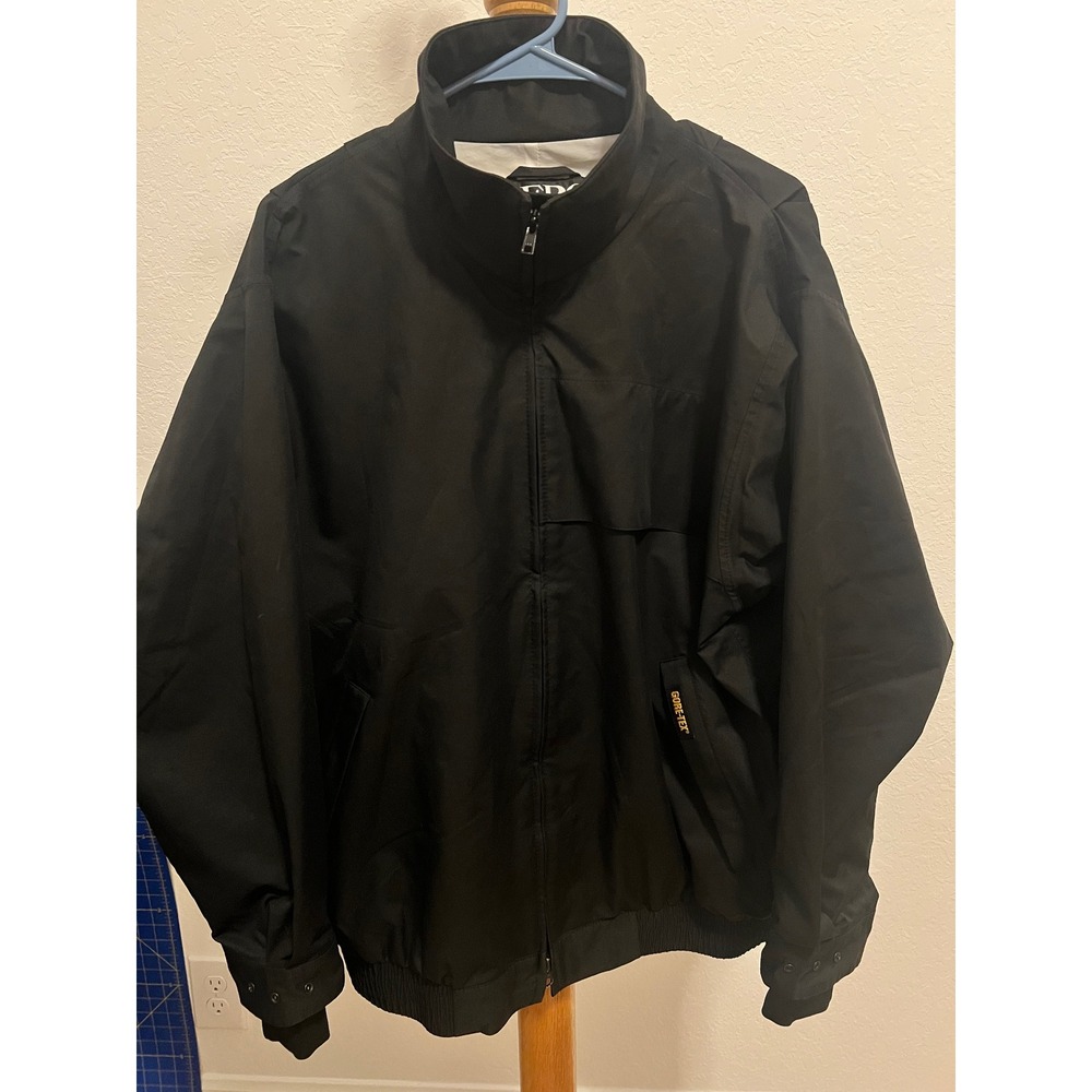 Vintage Zero Restriction Gore Tex Jacket Womens XL Black Golf Rain Coat G11J004